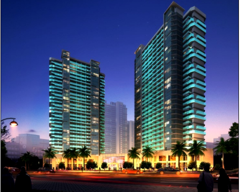 沿街建筑外立面鋁單板裝修“大變身”,城市顏值再提升!